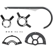 Herrmans SLIM 38/40 Tooth Chainguard & Hardware Black/Clear